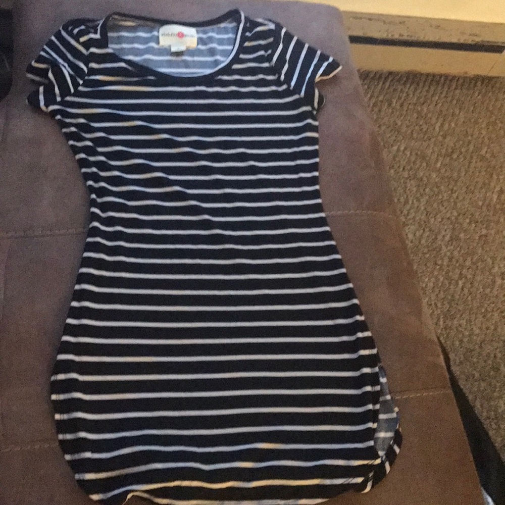 Striped Fitted Dress